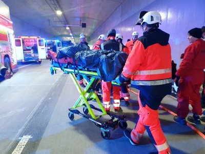 Prověřili jsme připravenost na zásah v dálničním tunelu Pohůrka